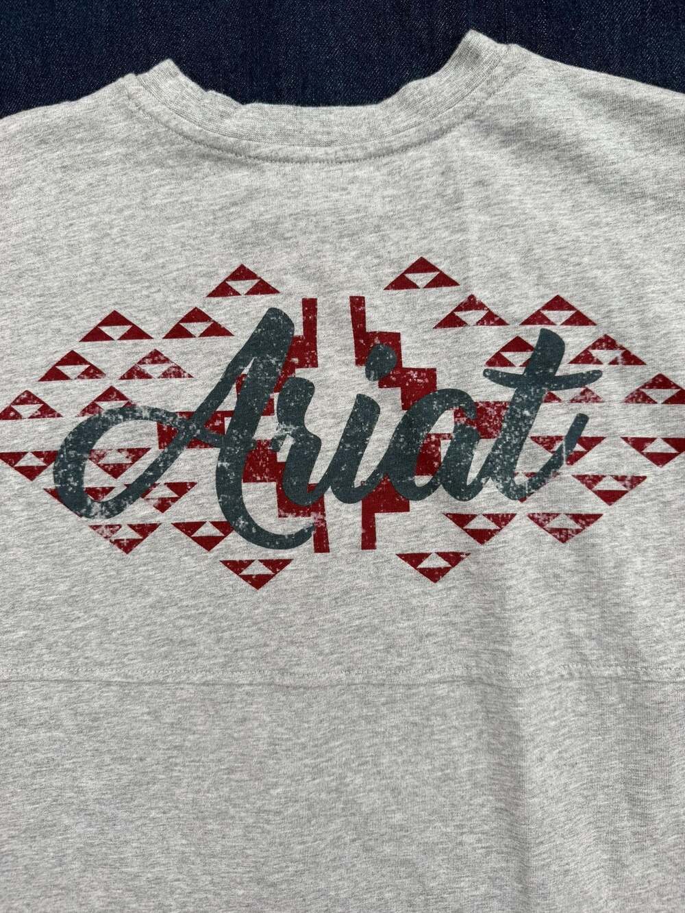 Ariat REAL Oversized Graphic Long Sleeve Shirt Size M